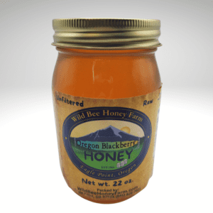 Pure Raw Oregon Honey - Pint Size Jar (22 oz.)