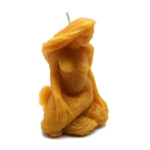 Beeswax Candle Shaped Mermaid Candle
