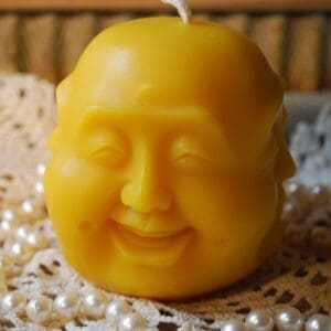 Beeswax Candle 4 Face Buddha Choose your Mood
