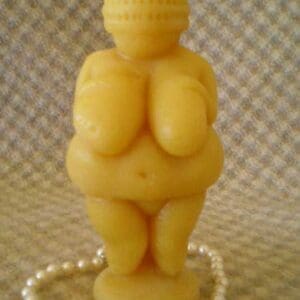 Beeswax Venus of Willendorf Candle