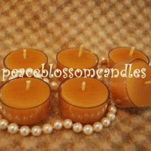 Natural Beeswax Tea Lights