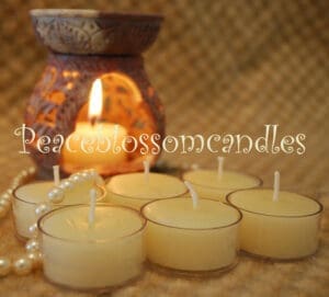 White Beeswax Tealights