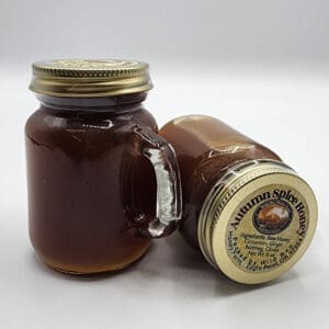 Autumn Spice Honey in an Adorable Glass Mason Jar