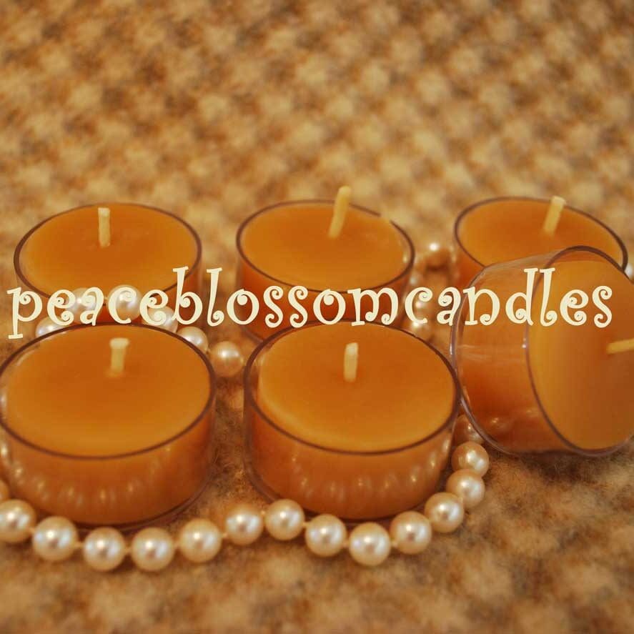 Natural Beeswax Tea Lights